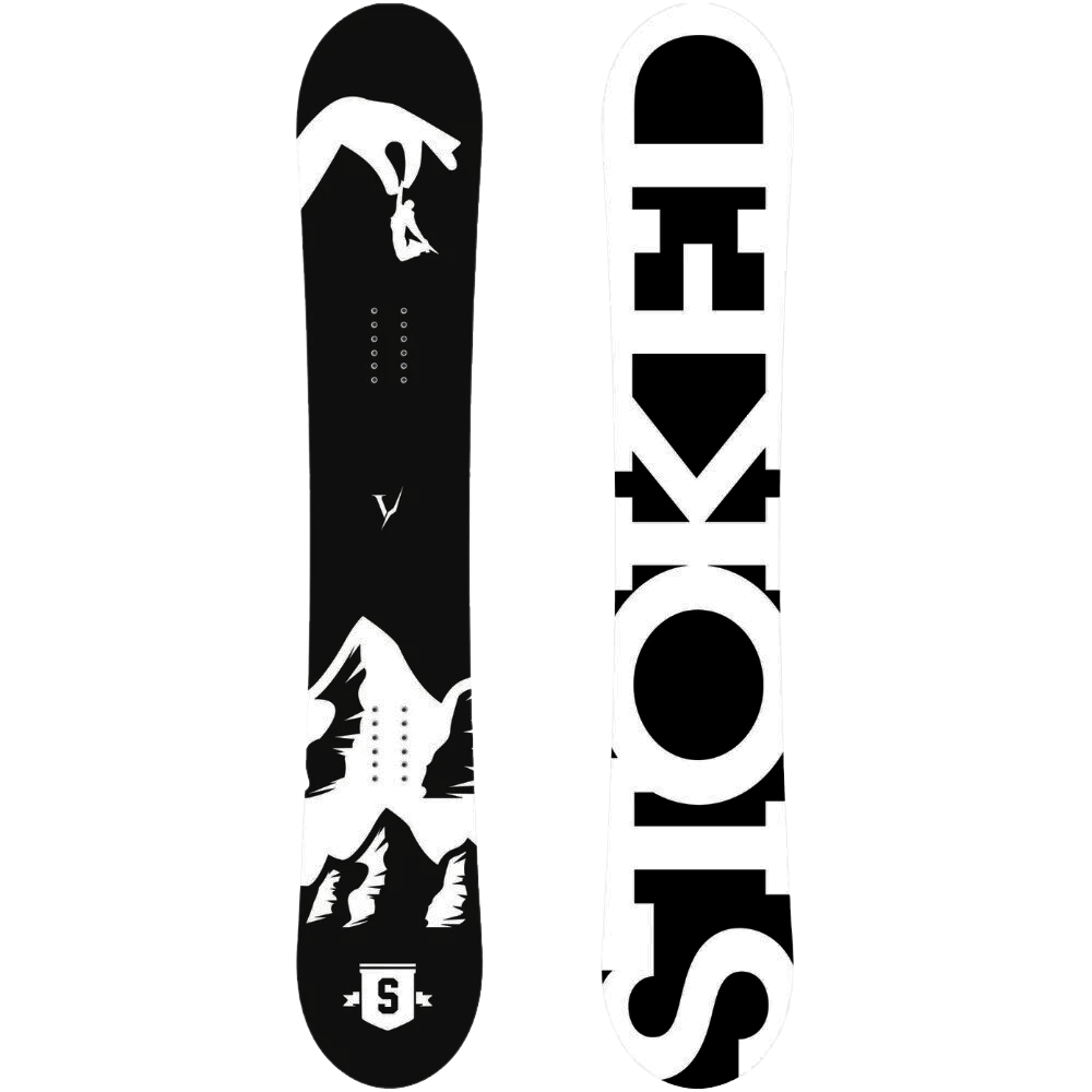 snowboard burton noir et blanc