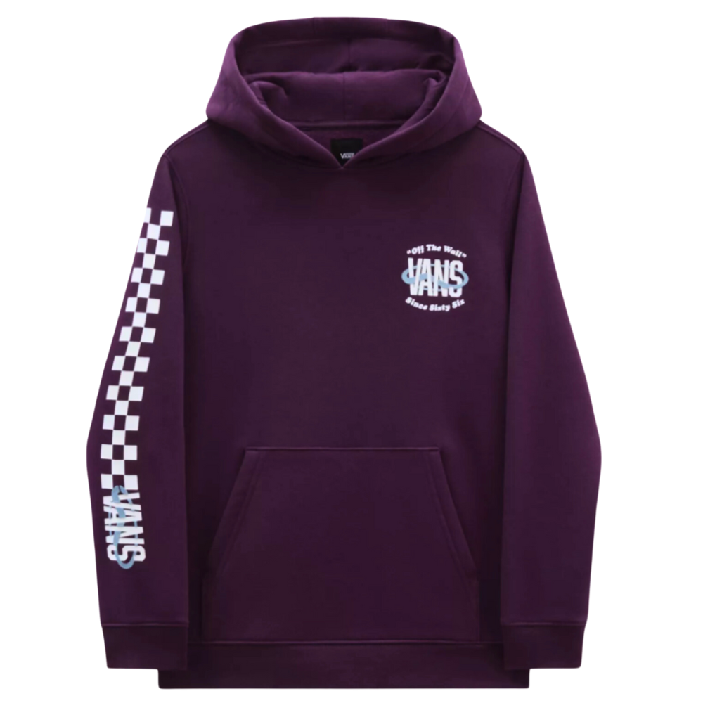 Vans Kids Sixty Six Pullover Hoodie Blackberry Wine Stoked Boardshop