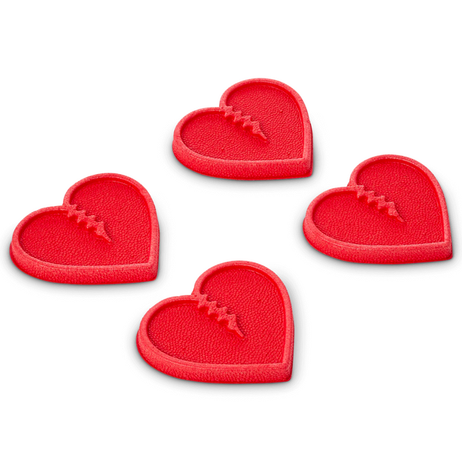 Mini Hearts Red