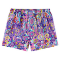 Flowers Boxers Shorts Blue Iris