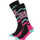 Kids Mitzi Snow Socks Black/Rose