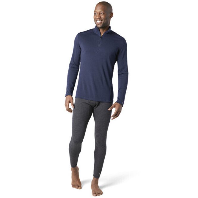 Classic Thermal Merino Baselayer 1/4 Zip Deep Navy