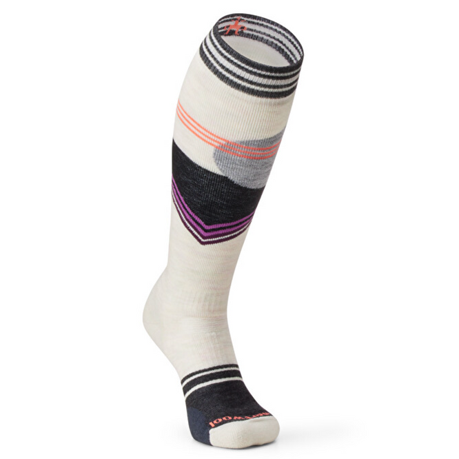 Womens Targeted Cushion OTC Snowboard Socks Moonbeam