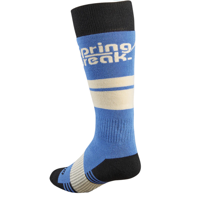 Spring Break Sock Blue/ Black