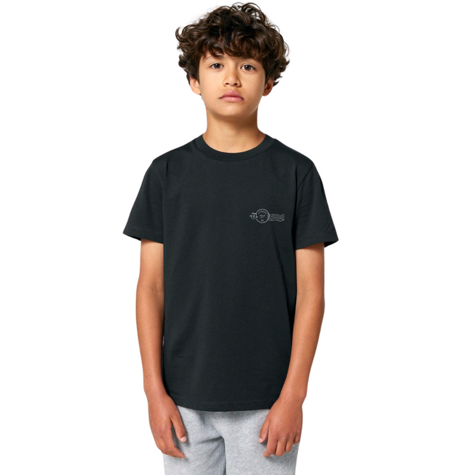 Kids Greetings From Stoked Skate T-shirt Black