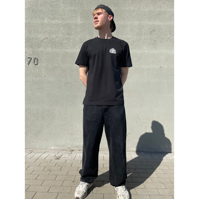 King Concrete Baggy Denim Pants True Black