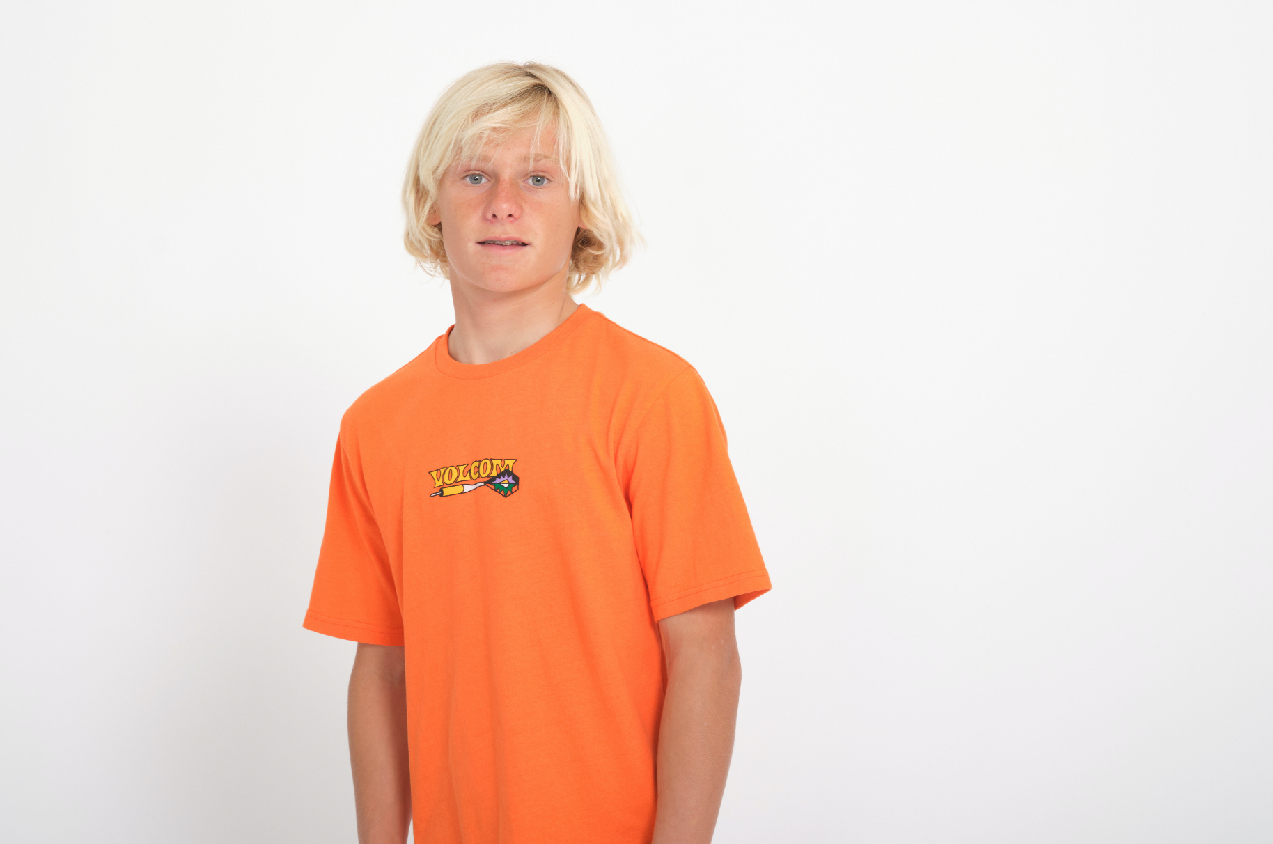 Kids FA Nando Von Arb T-shirt Orange Carrot – Stoked Boardshop