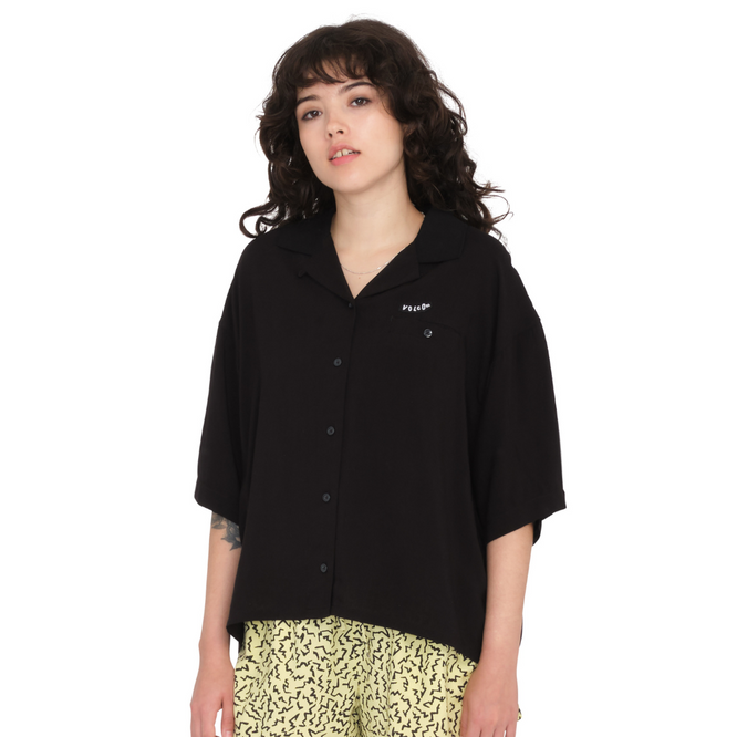 Womens Servistone Shirt Black