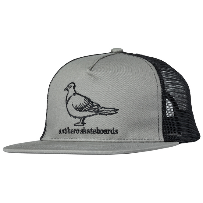 Basic Pigeon Snapback Kappe Silber/Schwarz