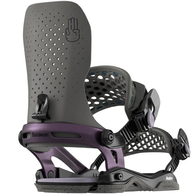 Astro AsymWrap Plum 2025 Snowboard Bindings