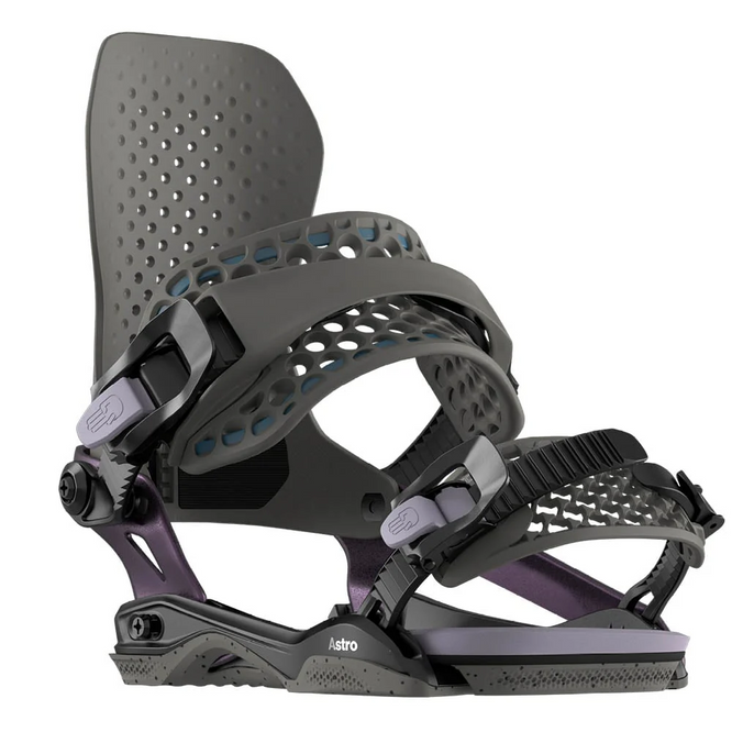 Astro AsymWrap Plum 2025 Snowboard Bindings