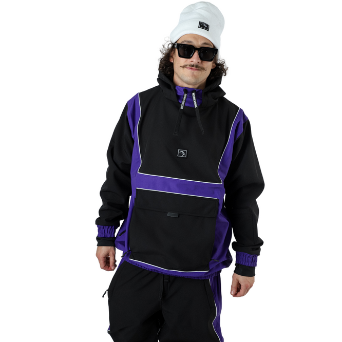 Baseline Pullover Maxim Violett/Schwarz