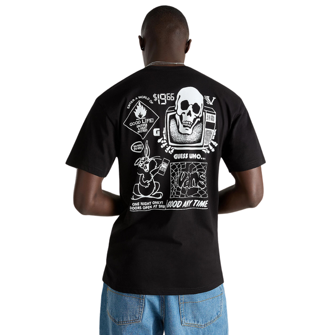 Crazy Eddy T-shirt Schwarz