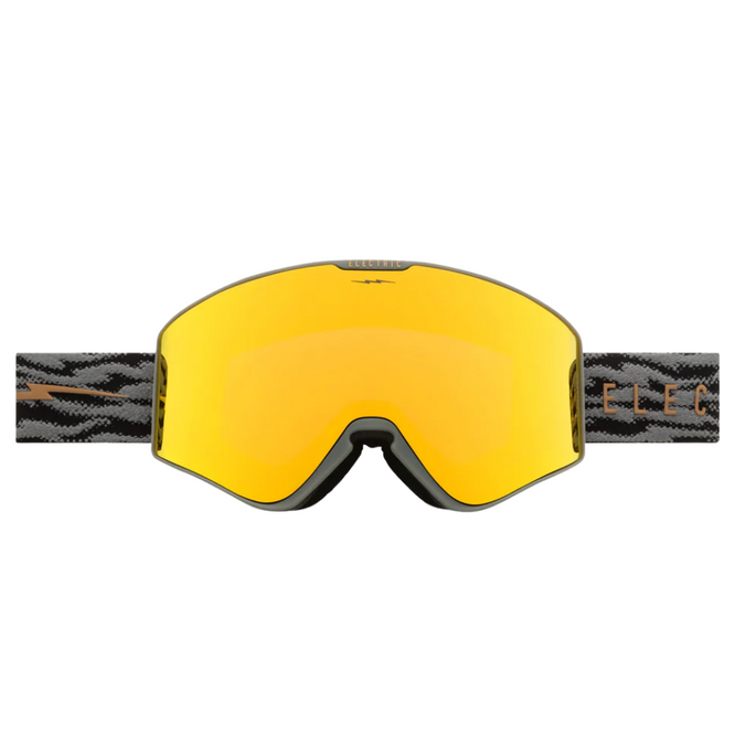 EK2 Fog Black Gold + Auburn Gold Lens Snowboard Goggles