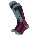 Womens Totia Thermolite Snowboard Socks Blue Haze