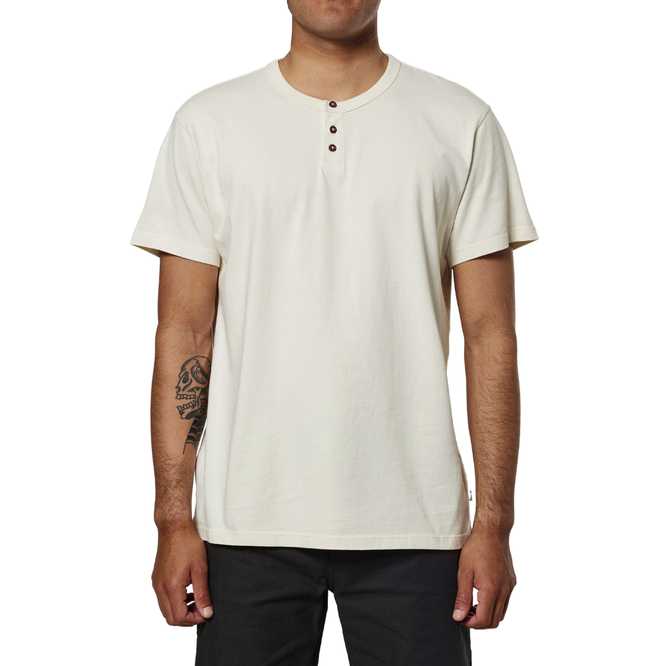 Mesa Henley T-shirt Vintage White