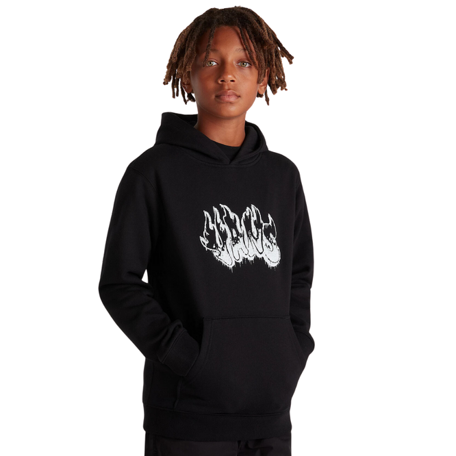 Kids Burnout Hoodie Black