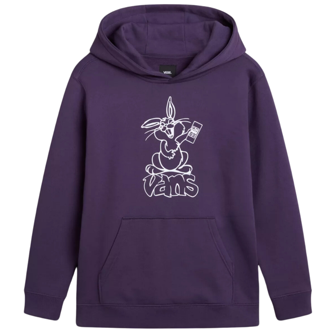 Kids Crazy Eddy Front Hoodie Gothic Grape