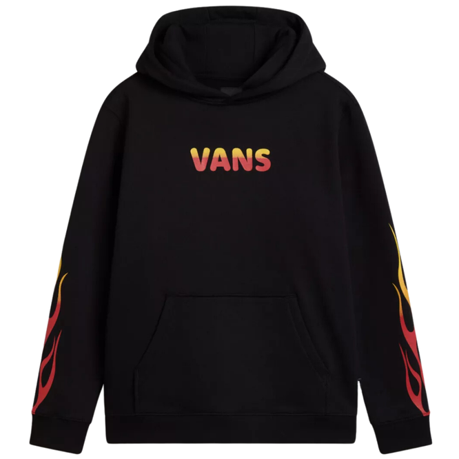 Kids Flame Hoodie Black