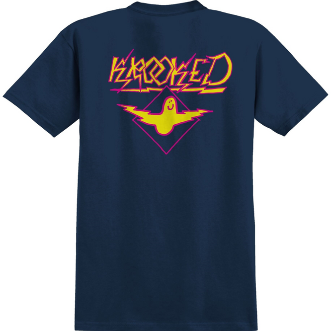 Bird Lightning T-Shirt Navy