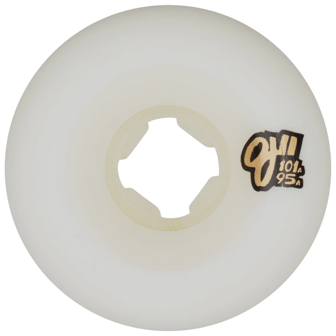 Milton Martinez Hear No Evil Double Duro White 101a/95a 56mm Skateboard Wheels