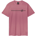 Opus Dot Stripe T-shirt Dusty Rose