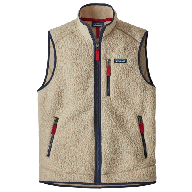 Retro Pile Fleece Cardigan Khaki