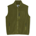 Basic Fleece Vest Army Green