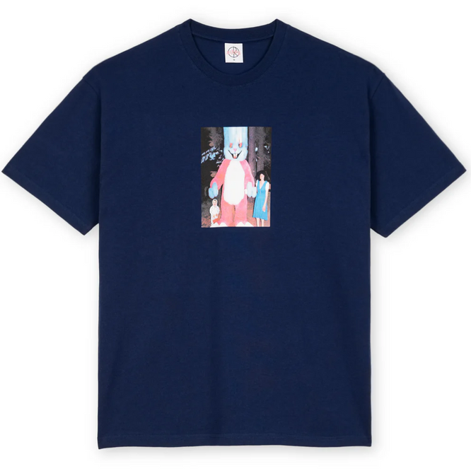 T-shirt de lapin bleu foncé