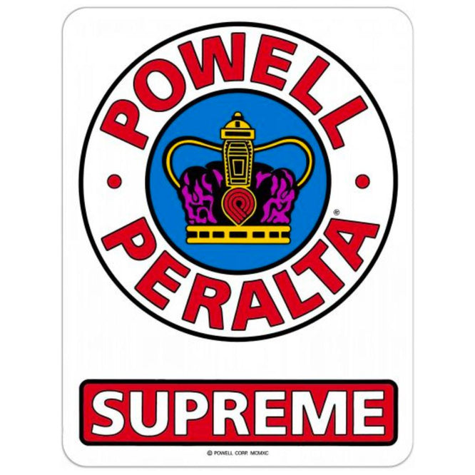 Powell Peralta Winged Ripper 12 Die-Cut Ramp Sticker - RED