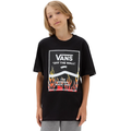 Kids Print Box 2.0 T-shirt Black/White/Flame Orange