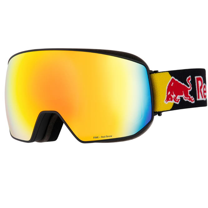 FINK-04RE2 Black + Brown Red Mirror Lens