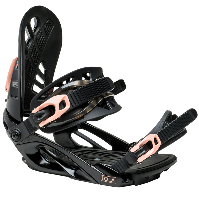 Womens Lola Black 2025 Snowboard Bindings