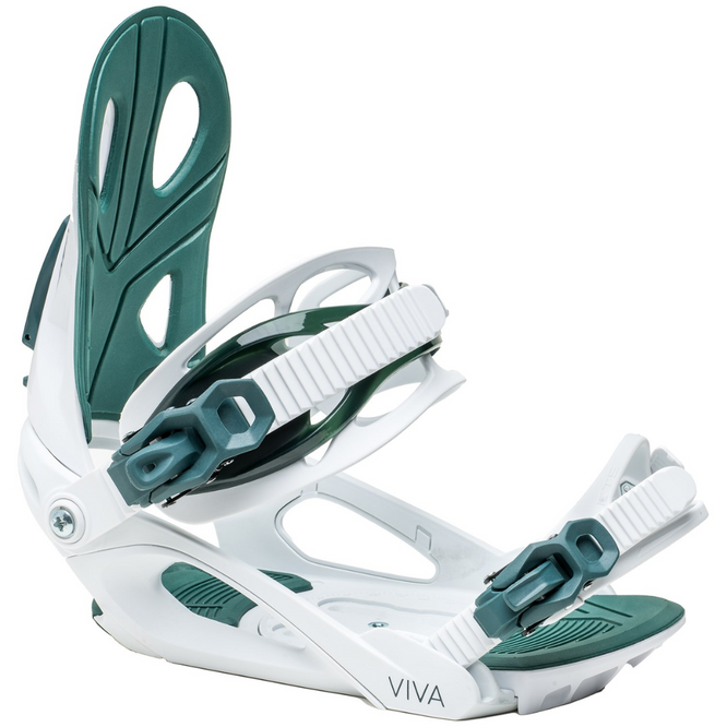 Womens Viva White 2025 Snowboard Bindings