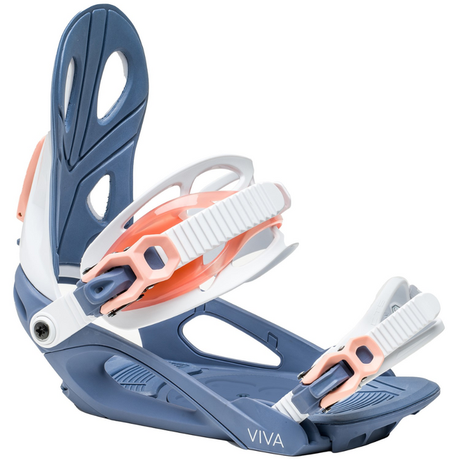 Womens Viva White/Blue 2025 Snowboard Bindings