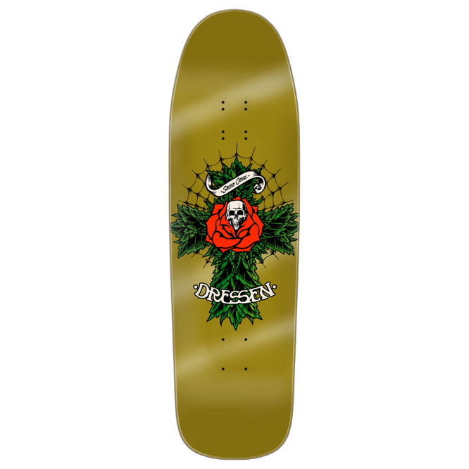 Dressen Rose Cross Shaped 9.3" Skateboard Deck