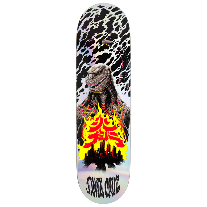 Godzilla Shin Knox Firepit Holographic 8.5" Skateboard Deck