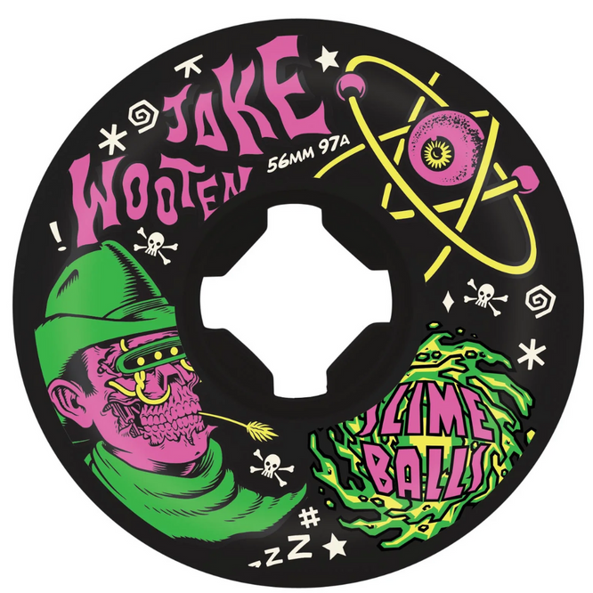 Jake Wooten Fever Dream Vomit Mini 97a 56mm Skateboard Wheels