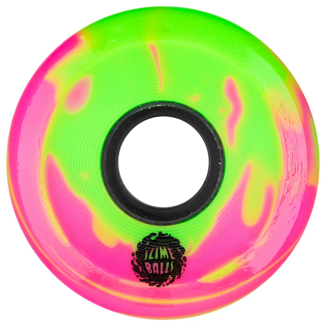 Jay Howell OG Slime Pink Green Swirl 78a 60mm Slime Balls Skateboard Wheels
