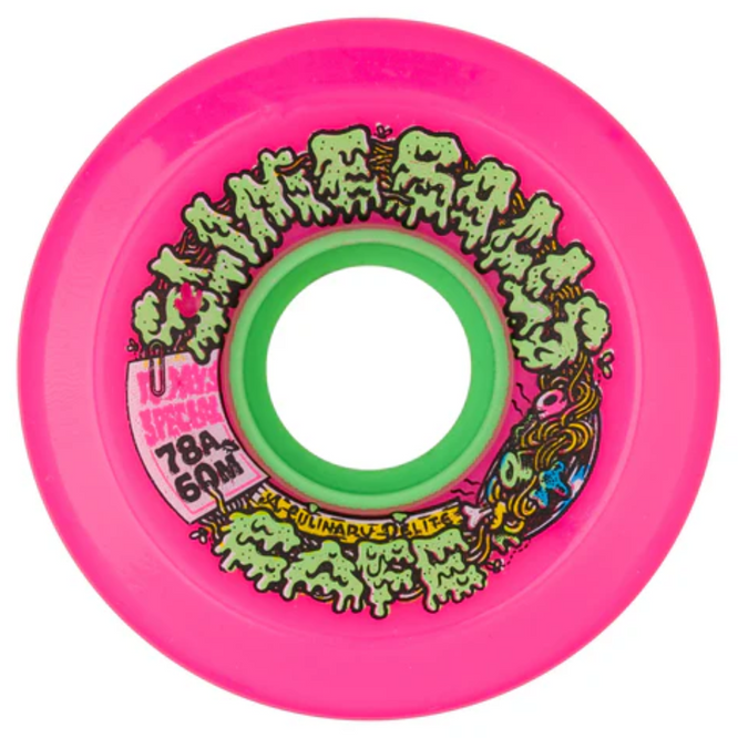 OG Slime Balls Cafe Pink 78a 60mm Skateboard Wheels