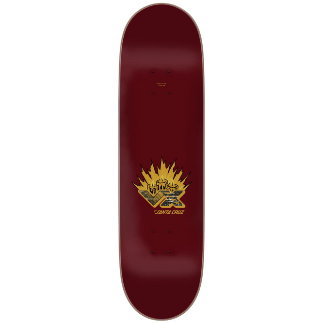 Pace Occult VX Burgundy 8.5" Skateboard Deck