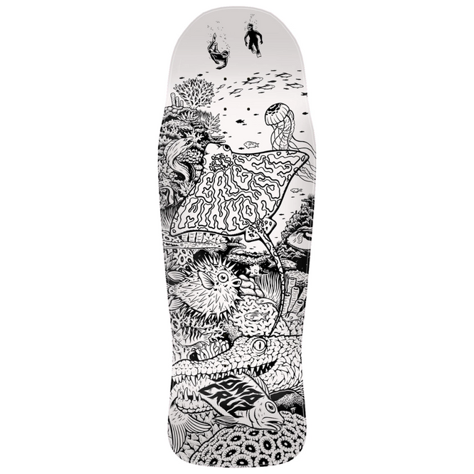 Winkowski Aquatic My Colorway Shaped White 10.3" Skateboard Deck