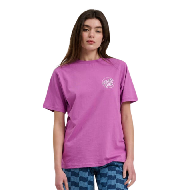 Womens Partial Dot T-Shirt Hyper Violet