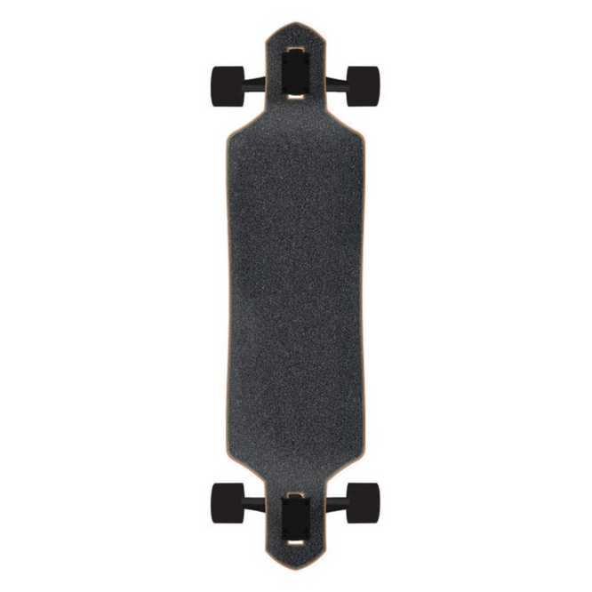 Complete Sundown Stripes Drop Thru Multi 9" Longboard