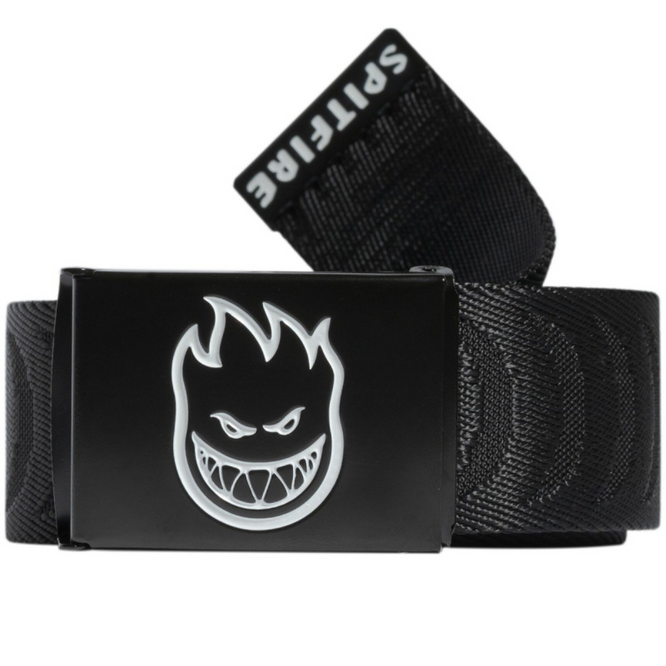 Bighead Cresent Jacquard Web Belt Black