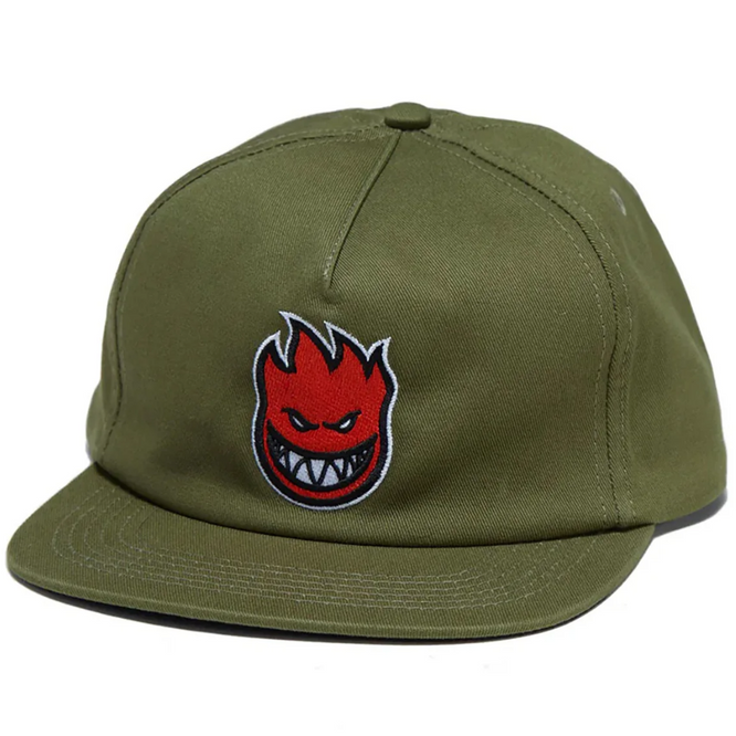 Bighead Fill Adjustable Snapback Cap Olive/Red