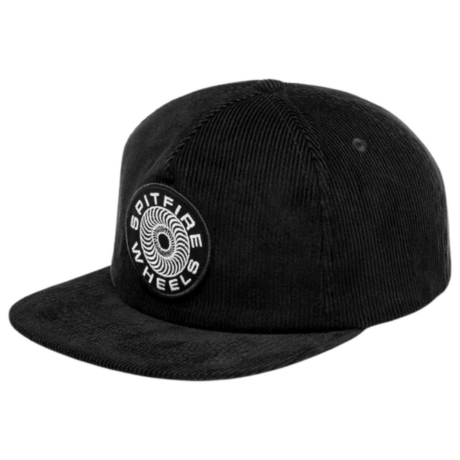 Classic '87 Swirl Patch Adjustable Snapback Cap Black/White