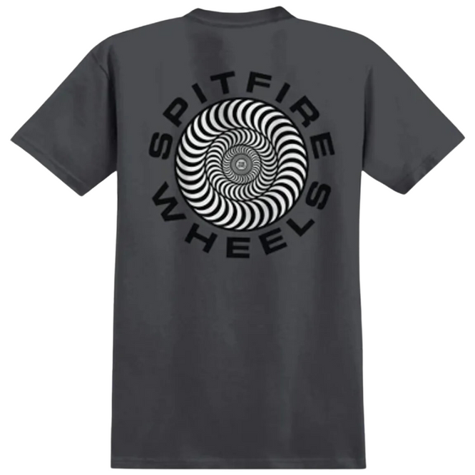 Classic '87 Swirl T-Shirt Charcoal Black/White