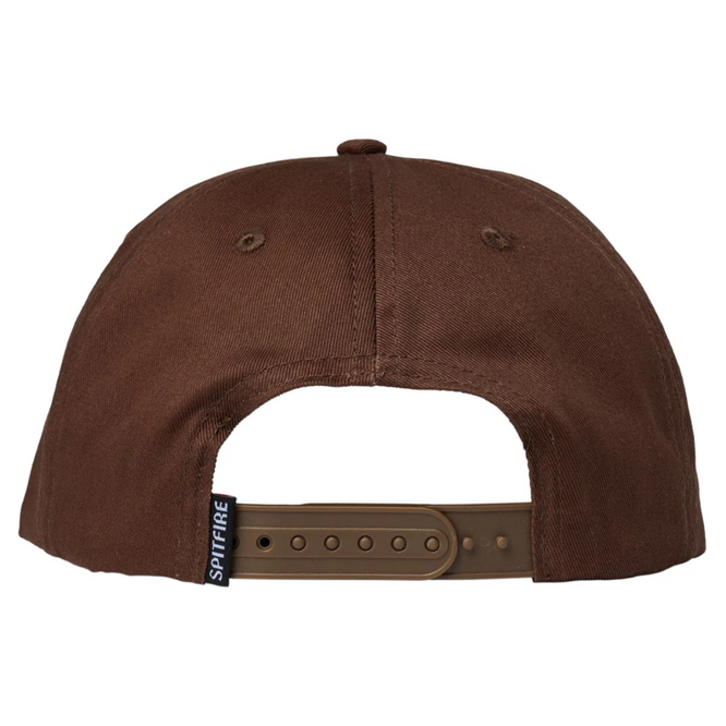 Alte E Arch Snapback Kappe braun