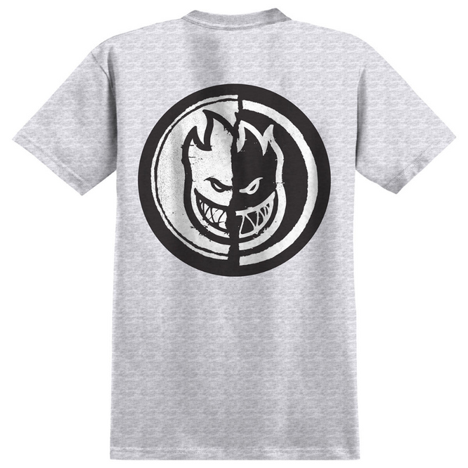 Yin Yang T-Shirt Ash Grey Black/White